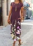 robe papillon manches courtes