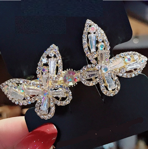 barrette bijoux en forme de papillon