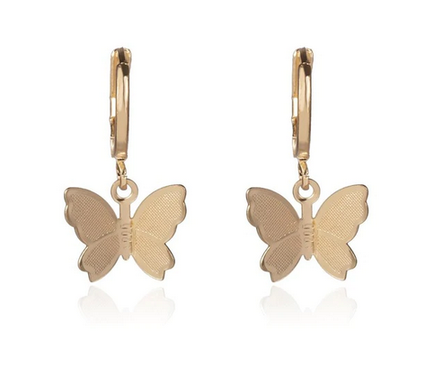 Boucles Cœur étoile Papillon Chriscoco Lot De 4 Paires Boucles D'Oreilles Femme/Enfant - Cœur, Étoile, Papillon Avec Zirconium Boucle Doreille Enfant Fille