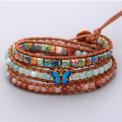 bracelet papillon boheme