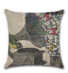 coussin vintage papillon