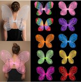 costumes lumineux avec ailes de papillon