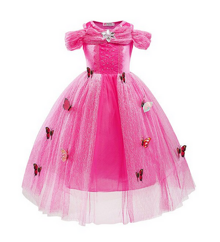 robe princesse avec papillon pour se deguiser