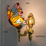 lampe papillon murale