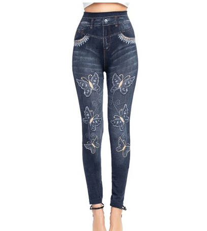 Legging imitation jean grande taille hotsell
