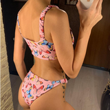 maillot papillon rose