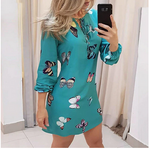 robe avec motif papillon