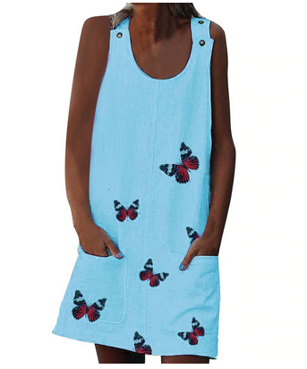 Robe motif papillon sale