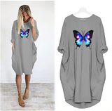 robe butterfly oversize