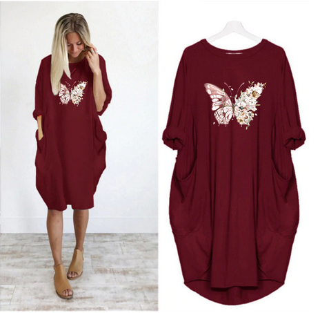 robe papillon streetwear