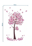 stickers muraux papillon et arbre