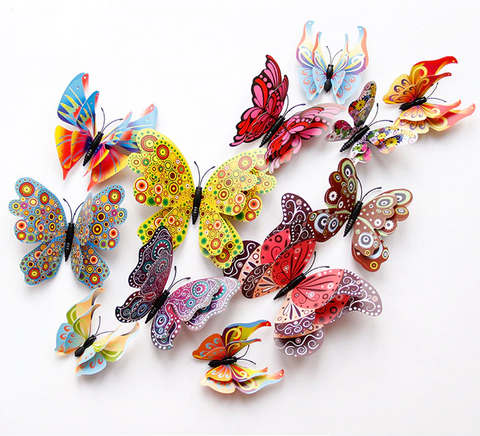 stickers muraux papillon boheme