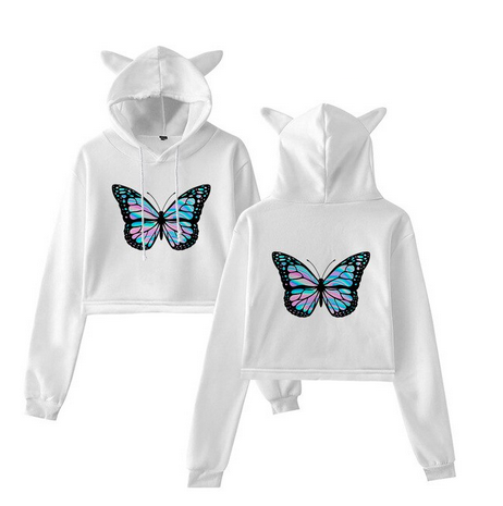 Fashion sweat crop fille 12 ans