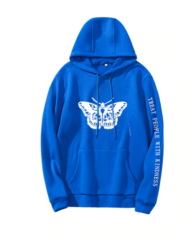 Sweat private papillon bleu sale