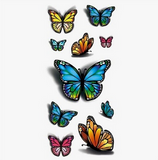 tatouage temporaire papillon 3d